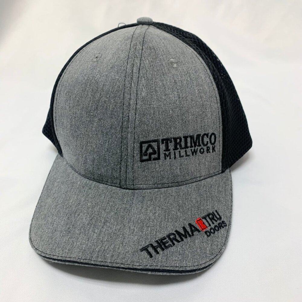 NWOT 360 Apparel TrimCo Millwork Gray Adjustable Mesh Hat